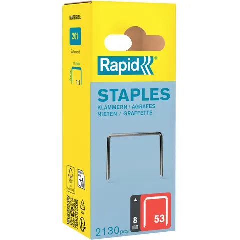 Rapid Heftklammern 53/8 m (5000742) – Bild 2