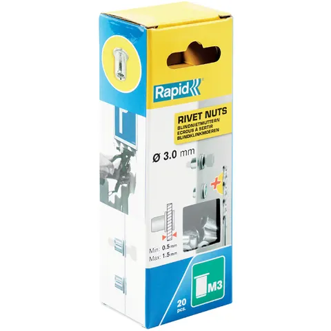 Isaberg Rapid AB Rapid Blindnietmutter, M3 – Bild 2