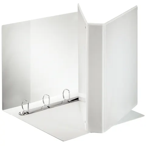 Esselte Präsentations-Ringbuch, DIN A4+, weiß, 4 D-Ring – 55297 – Bild 2