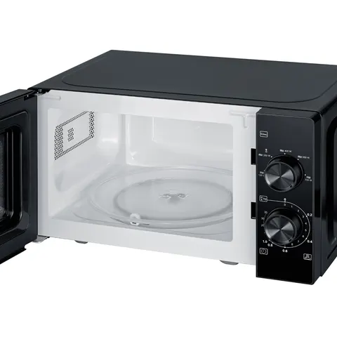 Severin 7790 Mikrowelle Schwarz, Edelstahl Timerfunktion – Bild 2