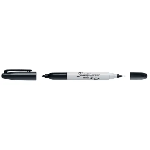 Sharpie Permanentmarker 0.7 - 1.0 mm Schwarz – Bild 3
