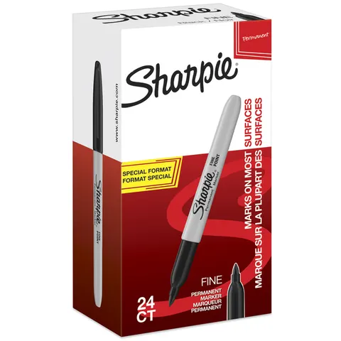 Sharpie Permanent-Marker FINE, Value Pack, schwarz – Bild 2