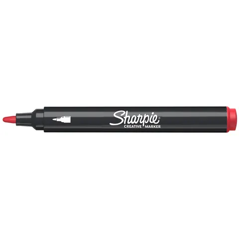 Sharpie Kreativmarker Rundspitze Acryl rot – Bild 2