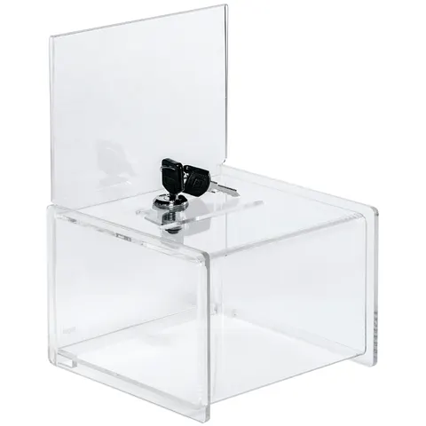 SIGEL mit Schloss Spendenbox DIN A6 quer – Bild 2