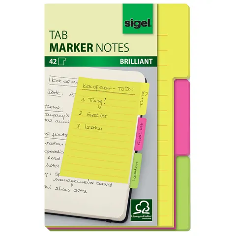 SIGEL Haftnotizen 9,8 x 14,8 cm – Bild 2