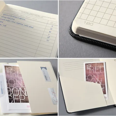 sigel Notizbuch Conceptum, DIN A5, kariert, rot – Bild 2
