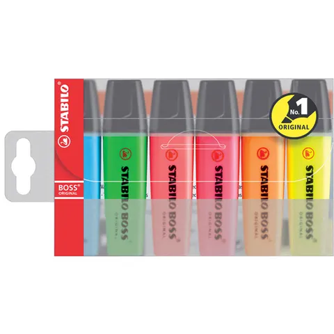 STABILO BOSS ORIGINAL Textmarker - 6er Pack – Bild 2