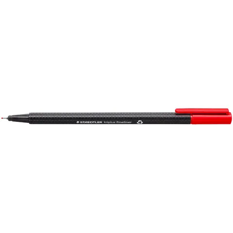 STAEDTLER Triplus Fineliner 0.3 mm Rot – Bild 2