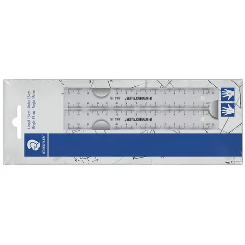 STAEDTLER Lineale 15 cm Kunstst. transp. – Bild 2