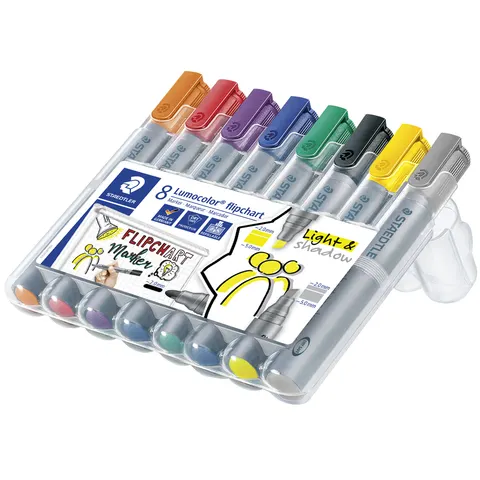 Staedtler 356 SWP8 Flipchartmarker 8 St. – Bild 2