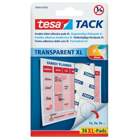 tesa Tack Doppelseitige Klebepads XL – Bild 3