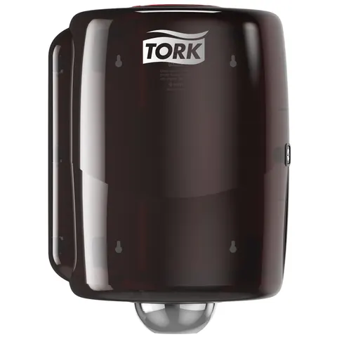 TORK Putztuchspender 1 Rolle schwarz, rot – Bild 2