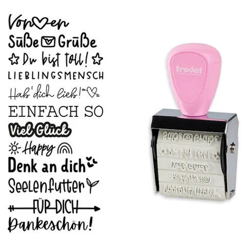trodat Creative Mini Motivstempel Nette Botschaft – Bild 2