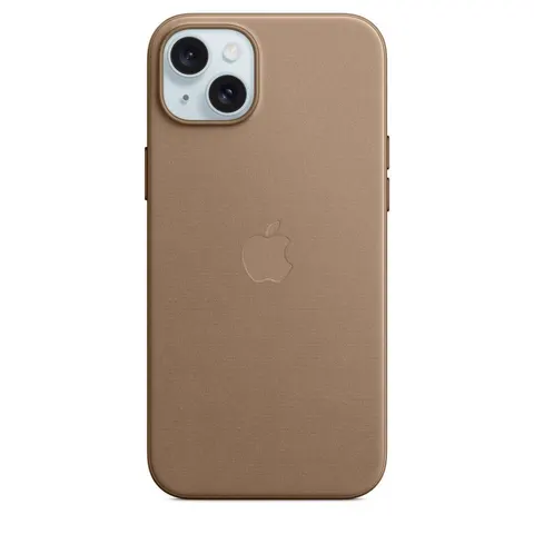 Apple iPhone 15 Plus Feingewebe Case mit MagSafe – Taupe – Bild 2