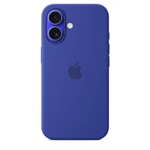 Apple iPhone 16 Silikon Case mit MagSafe, Ultramarin – Bild 2