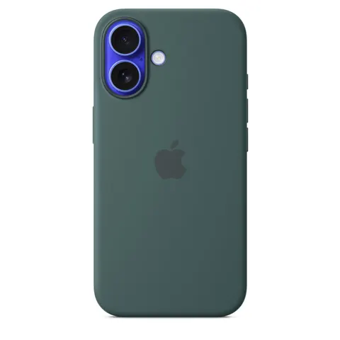 Apple iPhone 16 Silikon Case mit MagSafe, Seegrün – Bild 4