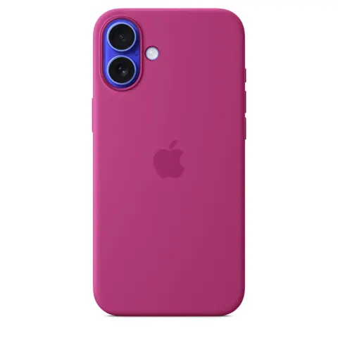 Apple Silikon Case iPhone 16 Plus mit MagSafe (fuchsia) – Bild 3