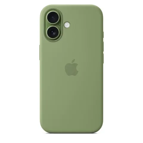 Apple Silikon Case iPhone 17 mit MagSafe (Hellmoosgrün) – Bild 4