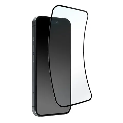 Flexible Tempered Glass D3O for iPhone 16 Pro, Transparent – Bild 2