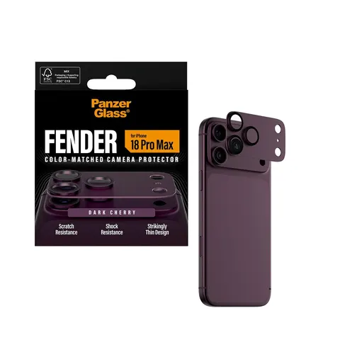 Fender iP 18 Pro Max Dark Cherry Kameraschutz – Bild 3