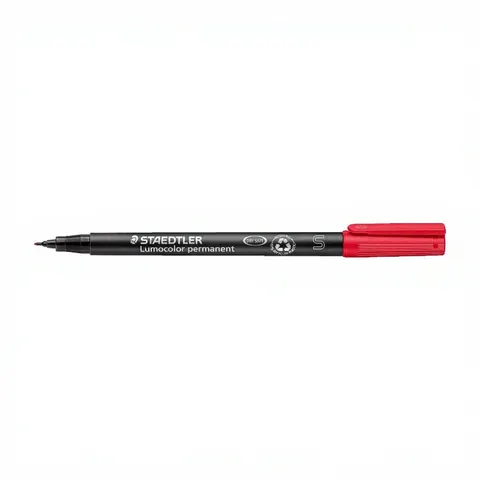 STAEDTLER Lumocolor Permanent-Marker 313S, rot – Bild 2