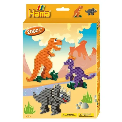 HAMA Bügelperlen midi , Dino Welt, , Geschenkpackung – Bild 2