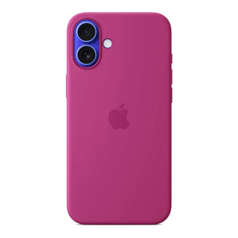 Apple Silikon Case iPhone 16 Plus mit MagSafe (fuchsia) – Bild 2