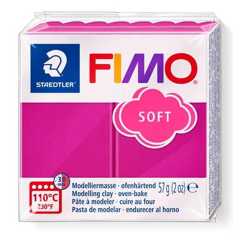 FIMO Mod.masse Fimo soft kirschrot – Bild 2