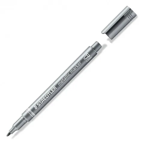 STAEDTLER Marker Staedtler metallic silber – Bild 2