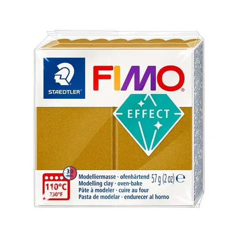 FIMO EFFECT Modelliermasse, grau-metallic, 57 g – Bild 2