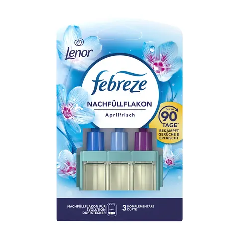 febreze Nachfüllflakon 3Volution, Lenor Aprilfrisch – Bild 2