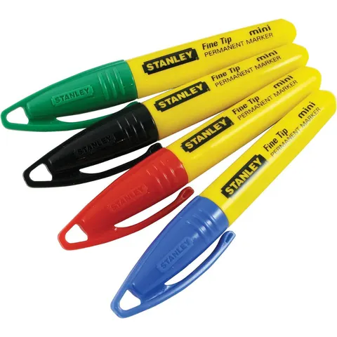 Stanley 4 Piece Mini Fine Tip Marker Pen Set – image 2