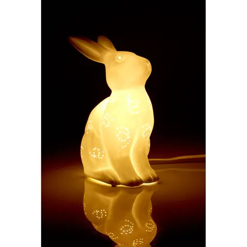 Kids Rabbit Ceramic Night Light | Ola – image 2