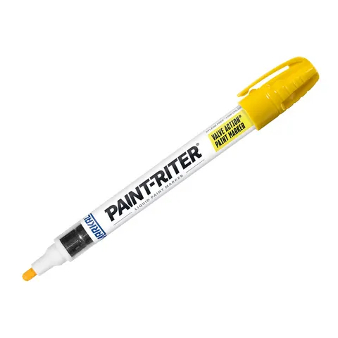 Markal Valve Action Paint Marker – Yellow – image 2