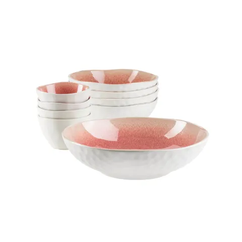 Salatschüssel-Set, Steinzeug Frozen – Bild 2