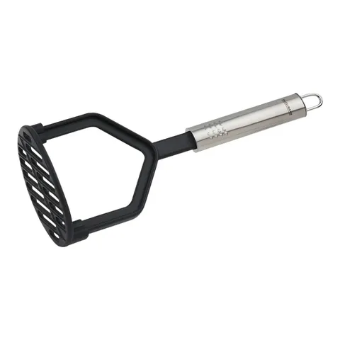FACKELMANN® Kartoffelstampfer Ovalgriff – schwarz – Bild 2