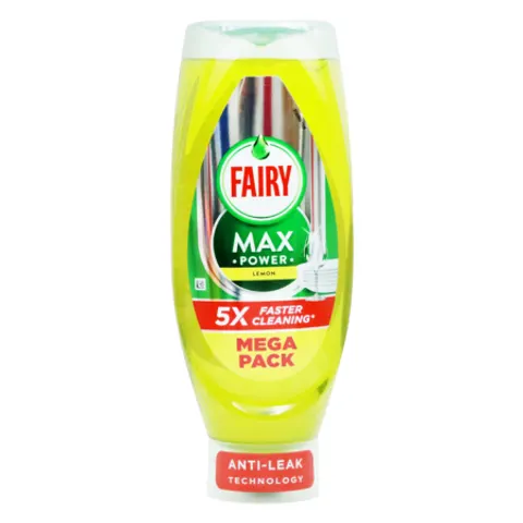 Fairy Max Power Lemon Dishwashing Liquid – 730ml – image 2