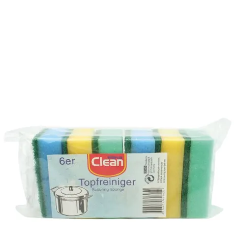 Elina Clean Scouring Sponges - 6 pcs – image 2