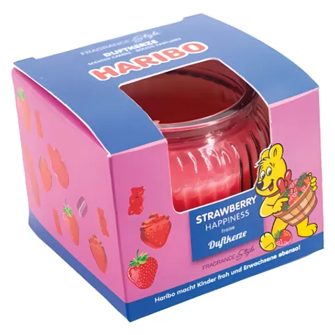 Haribo Strawberry Happiness scented candle – image 2