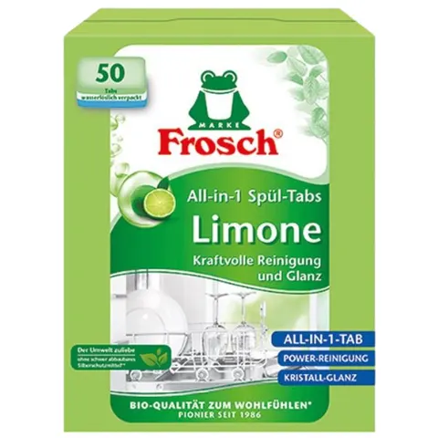 Frosch Lemon All-In-1 Dishwasher Tablets - 50 pcs – image 2