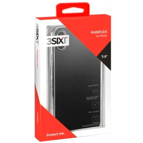 3sixT Pureflex Transperant iPhone X / XS cover – image 2