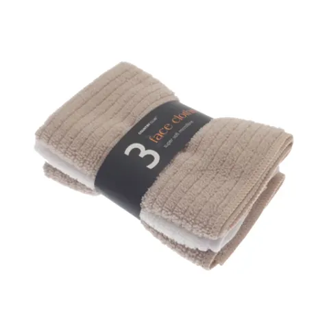 Microfibre Cleaning Face Cloths Assorted - 3 pcs – image 2