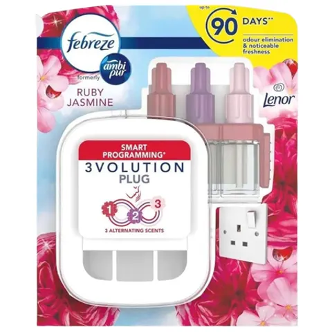 Febreze 3Volution Plugin Unit Ruby Jasmine – 20 ml – image 2