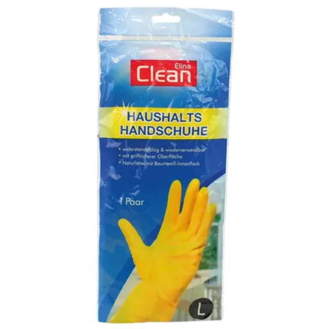 Elina Clean Latex Rubber Gloves – Large – image 2