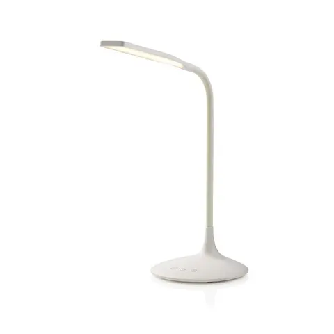 Nedis LED Table / Bedside Desk Lamp Dimmable & USB Rechargeable with Touch Function - White – image 2