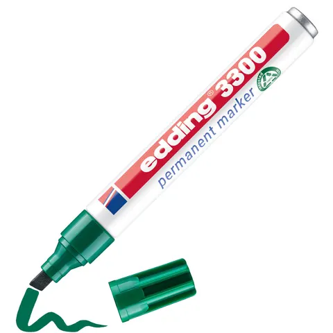 edding 3300 Permanentmarker grün – Bild 2