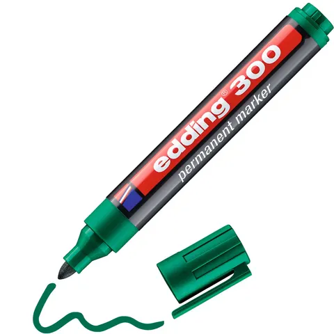 edding 300 Permanentmarker grün – Bild 2