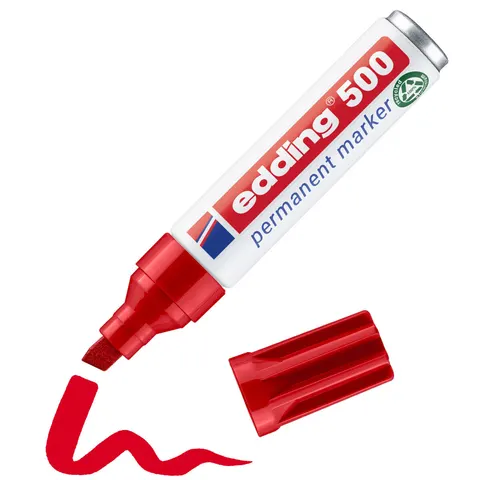 edding 500 Permanentmarker rot – Bild 2