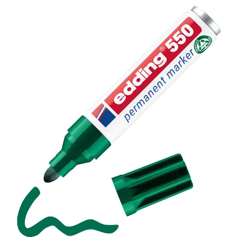 edding 550 Permanentmarker grün – Bild 2