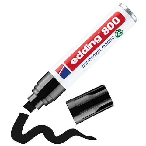 edding 800 Permanentmarker schwarz – Bild 2